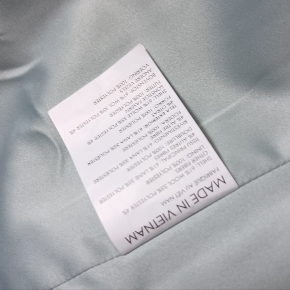 ⛔️SOLD⛔️🆕️NWT Club Monaco Double Breasted Wool Blend Coat in 'Green' - Picture 13 of 13